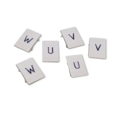 Pásek RSA 12x8 dělený s popisem 2 x U,V, ELEKTRO BEČOV G132400