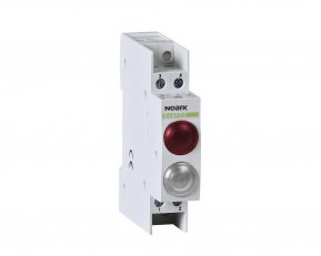 Světelné návěstí NOARK 102494 EX9PD2RW 6,3V AC/DC 1 červená LED a 1 bílá LED