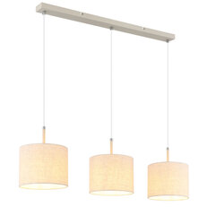 Závěsná lampa DELEON písková 3x E27, max. 40W 230V GLOBO 15968-3H