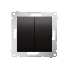 Spínač sériový IP44, 5, 10AX, 250V, antracit mat, metalizované