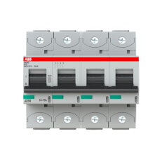 S804S-D10 jistič 4P char. D 10A s klecovou svorkou 50kA ABB 2CCS864001R0101