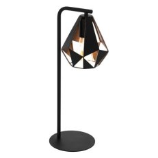 Stolní svítidlo CARLTON 4 1xE27 černá/měď 60W IP20 EGLO 43058