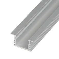 V6 -2m vestavný stříbrný ALU profil T-LED 093062