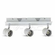 3 x GU10 Track Fitting White,  VT-790
