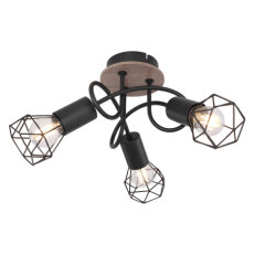 Stropní svítidlo XARA I černá 3xE14, max. 40W 230V GLOBO 54802S-3DH