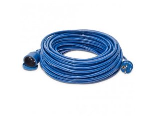 Prodlužovací přívod HEAVY LINE 20m 3x2,5 16A IP44 2p+Z 4000W H07BQ-F modrá