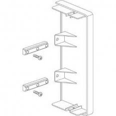 Schneider ISM10354 Stop end 140x55, alu metallic , koncový díl