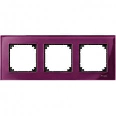Schneider MTN4030-3206 Rámeček 3násobný M-Elegance Ruby Red