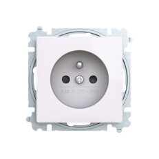 ABB ZONI Zásuvka s clonkami bílá 6619T-A06657 500