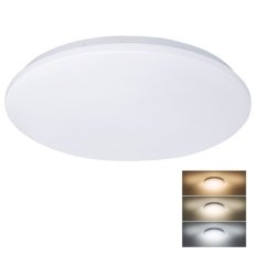 LED stropní světlo Plain 3CCT 36W 2520lm 3000K 4000K 6000K kulaté 45cm WO793