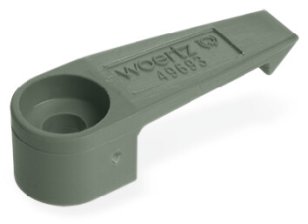 Upevňovací příchytky Plast pro plochý kabel 3x2,5mm2 WAGO 897-839