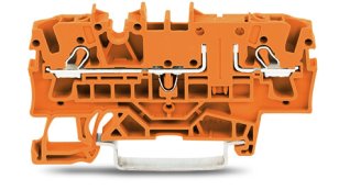 2vodičová průchozí svorka 2,5mm2 S možností zkoušení oranžová WAGO 2002-1602
