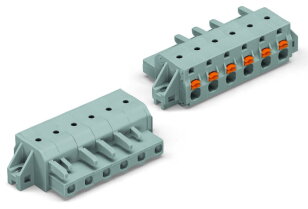 Pružinová svorka Push-in CAGE CLAMP šedá 2,5mm2 6pól. WAGO 2231-206/031-000