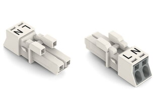 Zdířka 2pól. Kód. A bílá WAGO 890-222