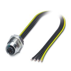 SACC-DSI-M12FSS-4CON-M16/0,5PEX Přístrojový konektor zezadu stěny 1239440