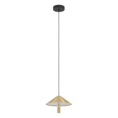 Závěsné svítidlo PARAGUAY LED -černá/mosaz 1X12W EGLO 390271