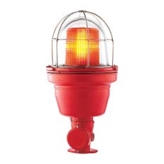 Maják zábleskový EX 0100 STF (ATEX EX-D) 12/24V DC 15 J IP66 M25*1,5 oranžová