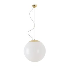 Závěsné LED svítidlo s plastovým stínidlem ISIS L3 PE 27W IP40 DALI 4K mosaz