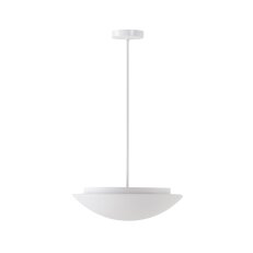 Závěsné svítidlo se skleněným stínidlem OSMONT AURA P4 2x10W IP40 E27 bílá
