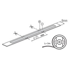 LED pásek LCOB 10W/M 12 IP65-NW COB, KANLUX 37233