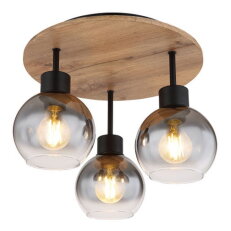 Stropní svítidlo MOITAS černá 3xE27 40W 230V GLOBO 15656-3DR