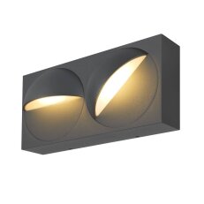 LID I nástěnné přisazené svítidlo, 2700/3000 K, 29 W, PHASE, 100°, antracit