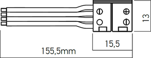 XSTRIP POWER SUPPLY ELEMENT for 10 mm RG