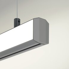 Záslepka KLUŚ GIZA-DUO-LL pro LED hliníkové profily šedá, C24372C02