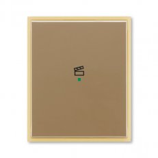 ABB Element Kryt 1násobný symbol scény kávová/ledová opálová 6220E-A01003 25