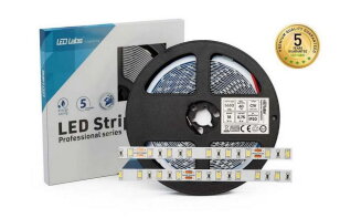 LED STRIP 60LED/18W/m IP20 CW 24V 5m (*5