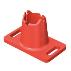 Podstavec pro drátěný kabelový nosník, červený polystyren WBTFLRSPRTRD 820900