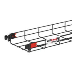 Drátěný kabelový nosník, QIK, 100 x 150 x 3000 mm, černý zinek