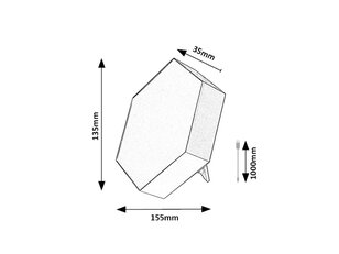 Stolní lampa Jocker LED 1W IP20 černá RABALUX 76023