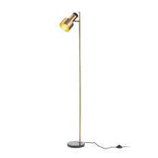DIVINA stojanová mosaz/dekor černý mramor 230V E27 5W RENDL R14262