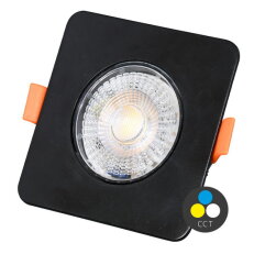 SMD čtverec výklop.max.7W,IP20,560lm,CCT