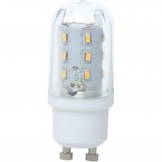 LED žárovka LED BULB plast bílý 1xGU10 LED 4W 230V, 400lm, 3000K GLOBO 10717