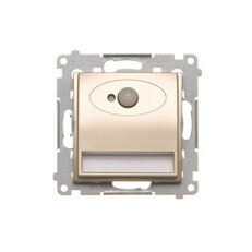 LED osvětlení s pohybovým senzorem, 230 V, zlatá matná metalizovaná DOSCB.01/44