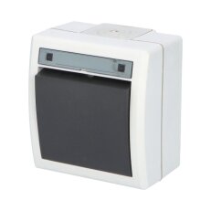 ATLAS 2K IP55 Přepínač střídavý č.6, šedý FAMATEL 19075-07