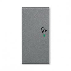 ABB Levit M Kryt 2násobný levý symbol stmívání ocelová 6220H-A02104 69