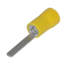 Kolík plochý izolovaný, průřez 0,2-0,5mm2/délka 8mm, izolace PVC KIPL 0,5-8