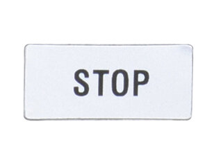 Lovato LPXAGB221 Štítek ''STOP''