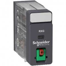 Schneider RXG21B7 Relé Zelio RXG, 2 C/O , 5 A, 24 V AC, testovací tlačítko