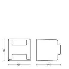 Venkovní nástěnné svítidlo Grass antracit 2x4.5W SEL PHILIPS 173219316