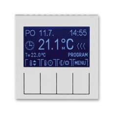 Termostat pokojový programovatelný 3292H-A10301 16 šedá/bílá Levit ABB