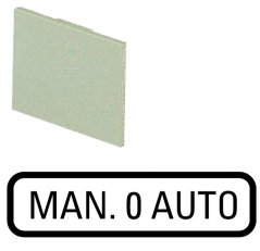 Eaton 397SQ25 Popisovací štítek do nosiče štítků, bílý, MAN. 0 AUTO