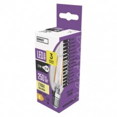 LED žárovka Filament 2W(25W) 250lm E14 WW candle Emos teplá bílá