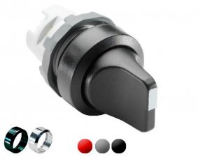 M3SS2-40B-20 Přepínač černý s kontakty 2/0 ABB 1SFA611211R4026