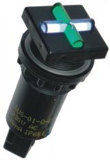 Ukazatel stavu SUS-01-Q G/W 24AC/DC 22mm zelená/bílá ELECO 869308