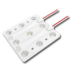 LED module 9x SMD3030, 7W, 12V, 580mA, 6550K, 170°, IP65 MCLED ML-211.016.51.0