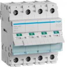 Vypínač 4 pól. 100A /SB499/ HAGER SBN490